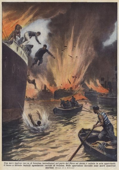 Un navire anglais chargé d