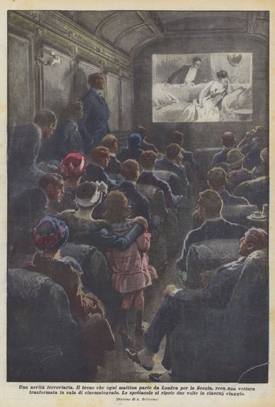 Une nouveauté ferroviaire - Achille Beltrame