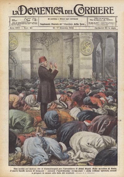 Une nouveauté dans le fastueux rite de Constantinople pour l