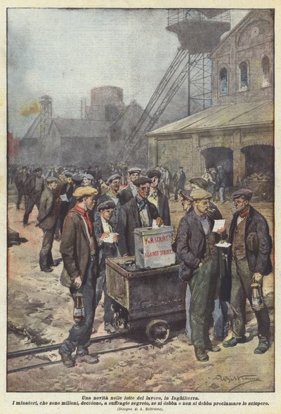 Une nouveauté dans les luttes du travail, en Angleterre - Achille Beltrame