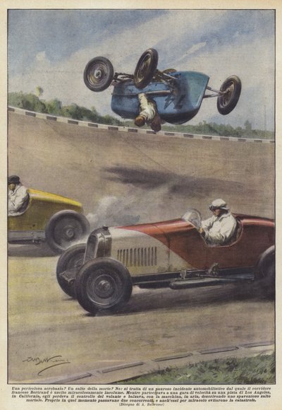 Une acrobatie dangereuse? Un saut de la mort? - Achille Beltrame