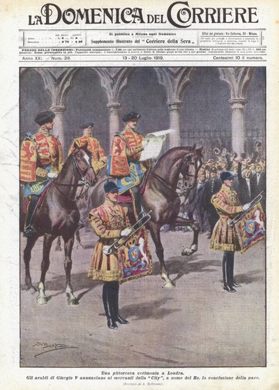 Une cérémonie pittoresque à Londres - Achille Beltrame