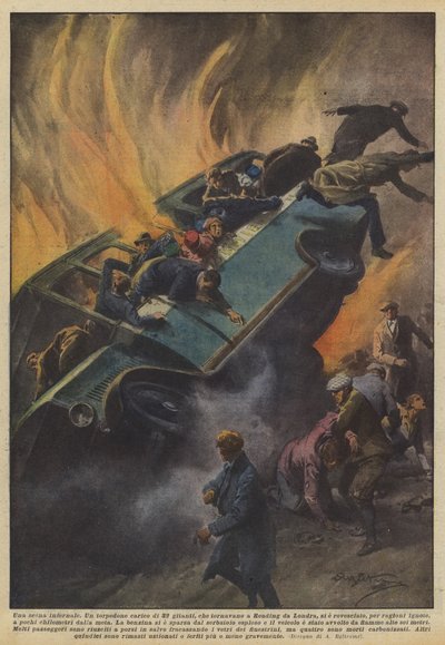Une scène infernale - Achille Beltrame