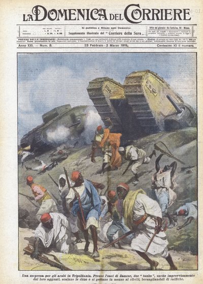 Une surprise pour les Arabes en Tripolitaine - Achille Beltrame