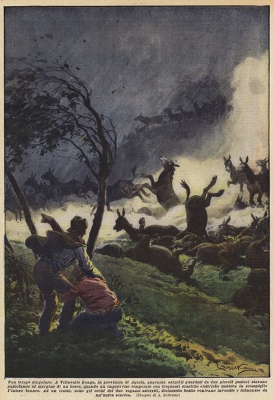 Un massacre singulier - Achille Beltrame