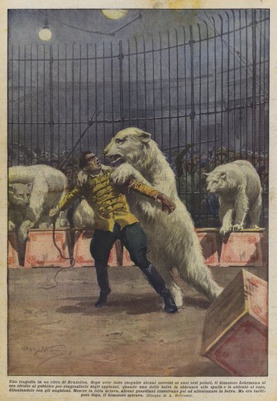 Une tragédie dans un cirque de Bruxelles - Achille Beltrame