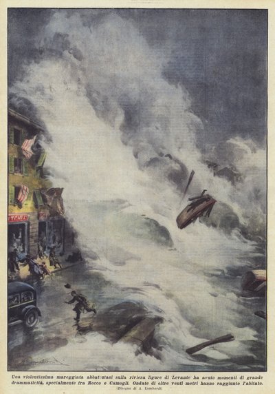 Une violente tempête s