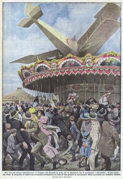 Un des atterrissages les plus étranges - Achille Beltrame