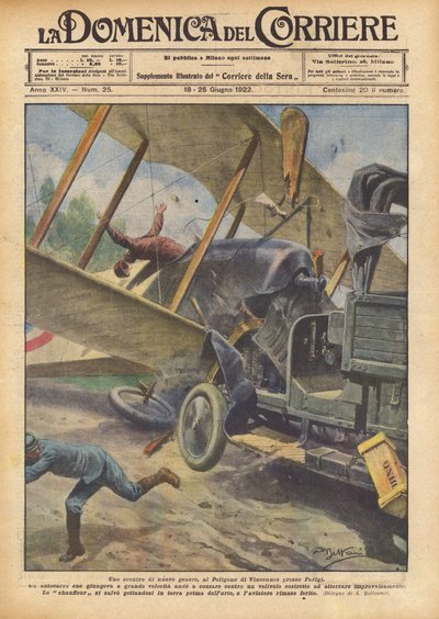Un affrontement de nouveau genre, au Polygone de Vincennes près de Paris - Achille Beltrame