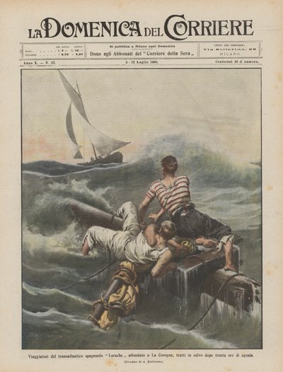 Voyageurs du transatlantique espagnol Larache naufragé à La Corogne, sauvés après trente heures d