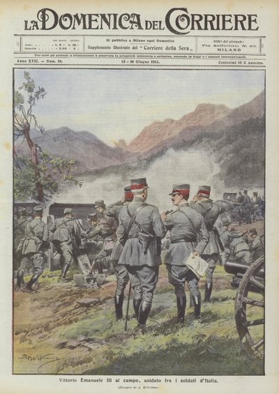 Vittorio Emanuele III au camp, soldat parmi les soldats d