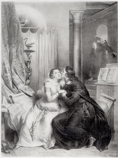 Héloïse et Abélard - Achille Devéria