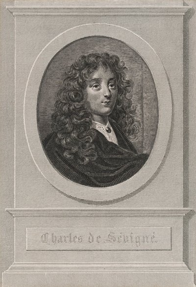 Portret van Charles de Sévigné - Achille Devéria
