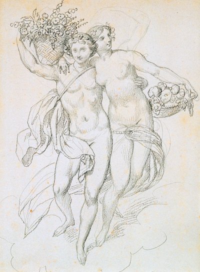 Psyché et Cupidon, c1820-1857 - Achille Devéria