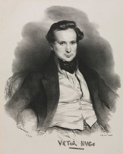 Victor Hugo, 1829 - Achille Devéria