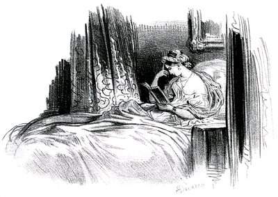 Madame Bovary pour le roman de Gustave Flaubert - Achille Devéria