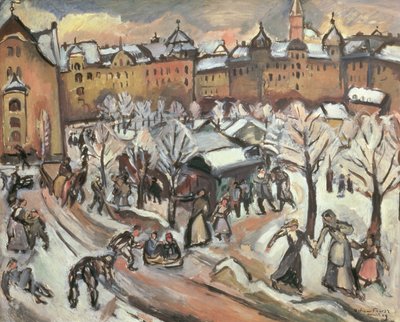 Neige à Munich - Achille Emile Othon Friesz