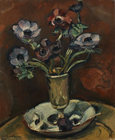 Nature morte avec Anémones, c.1922 - Achille Emile Othon Friesz