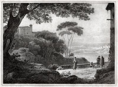 Lac Albano - Achille Etna Michallon