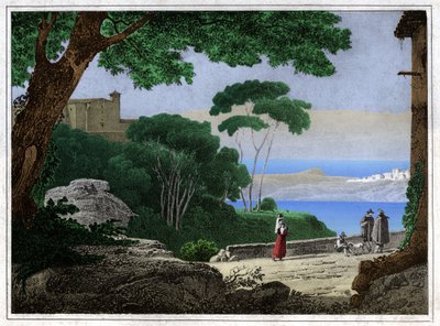 Lac Albano - Achille Etna Michallon