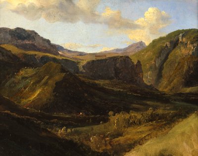 Le Temple de Ségeste, vers 1810-1822 - Achille Etna Michallon