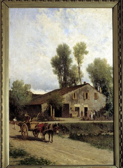 Lieu de naissance de Giuseppe Verdi à Roncole di Busseto - Achille Formis Befani