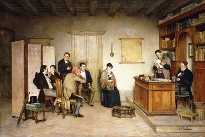 La lecture du testament - Achille Glisenti