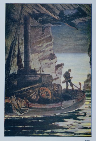 Illustration de Les Travailleurs de la Mer par Victor Hugo, 1923 - Achille Granchi Taylor