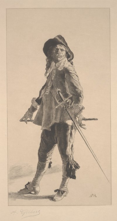 Le Duelliste - Achille Isidore Gilbert