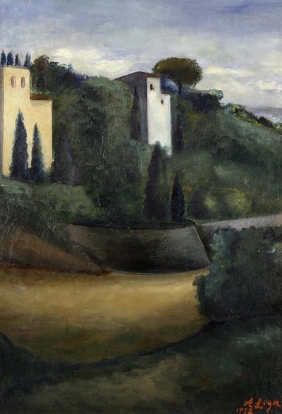 Villas à Fiesole - Achille Lega