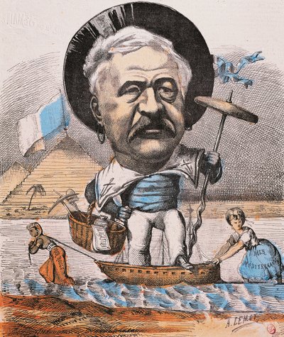 Ingénieur français Ferdinand de Lesseps à l