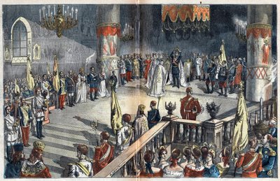 Le Couronnement du Tsar Nicolas II - Achille Lemot