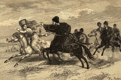 Gravure dans « Les Peuples de la Terre » 1890 (gravure) - Achille Sirouy