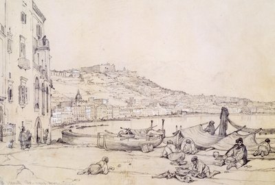Vue de Naples depuis Margellina - Achille Vianelli