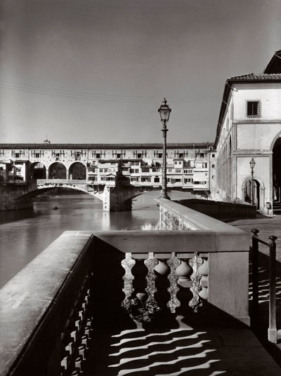 Ponte Vecchio, Florence, Italie, vers 1955 - Achille Villani