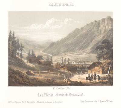 Vue du col de Balme - Ad. Cuvillier