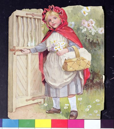 Le Petit Chaperon Rouge à la Porte du Jardin - Ada Dennis