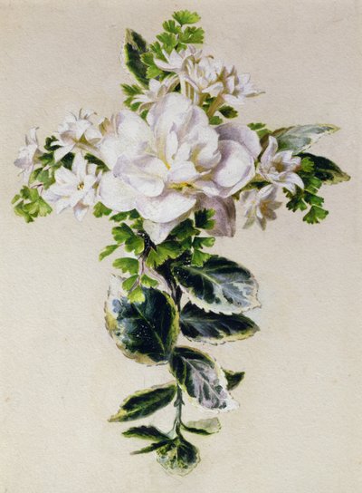 Une croix florale - Ada Hanbury