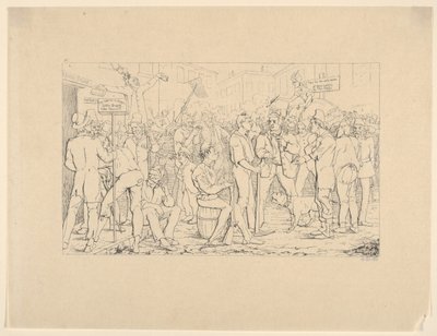 Enrôlement de la Brigade Sickles, New York de Confederate War Etchings - Adalbert John Volck