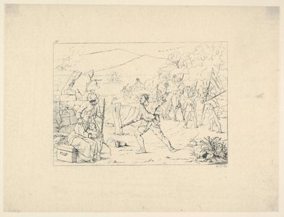 Formation de bandes de guérilla des gravures de guerre confédérées - Adalbert John Volck