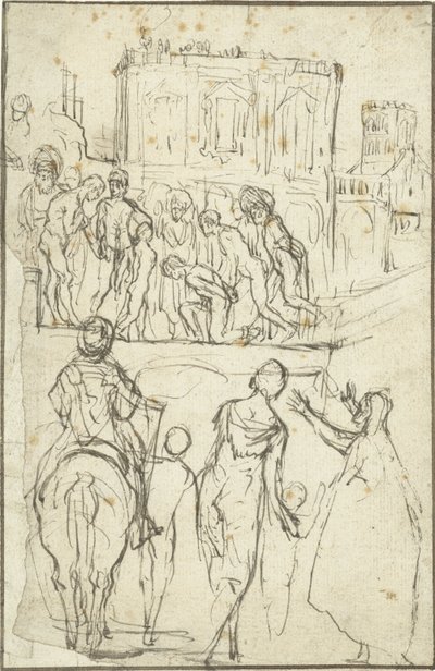 French : Josephus est conduit par Nicanor devant l