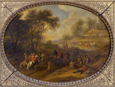 Un convoi militaire - Adam Frans van der Meulen