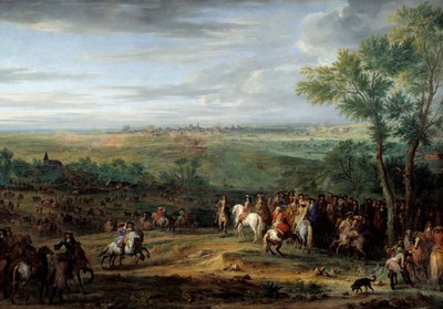 Arrivée de Louis XIV au camp devant Maastricht - Adam Frans van der Meulen