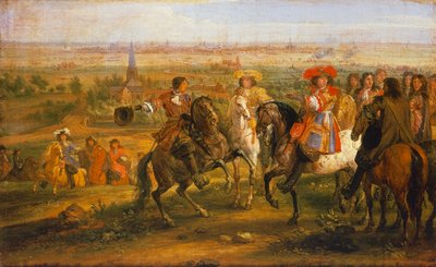 Capture de Lille par Louis XIV, 28 août - Adam Frans van der Meulen
