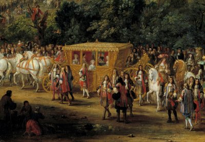 Shorts et cortège (détail) - Adam Frans van der Meulen