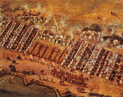 Siège de Maastricht, détail - Adam Frans van der Meulen