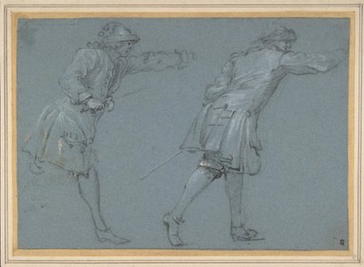 Étude de deux soldats s