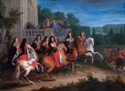 La famille Colbert, vers 1680-83 - Adam Frans van der Meulen