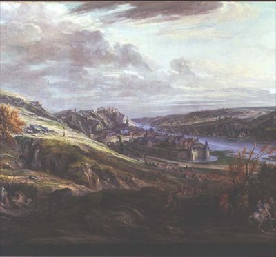 Le siège du château et de la ville de Dinant - Adam Frans van der Meulen