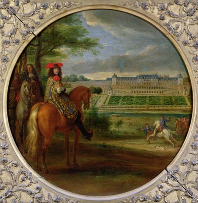 Vue du nouveau palais de Saint-Germain du côté de la terrasse, 1669 - Adam Frans van der Meulen